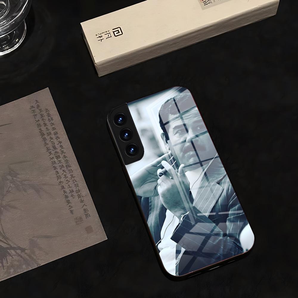

Arabic Iraq Saddam Hussein Phone Case 2025 Glass Hot For Samsung S 25 24 Ultra Plus 23 22 21 20 A Retail 34 54 53 Note20 M 54 Co Samsung S24Plus