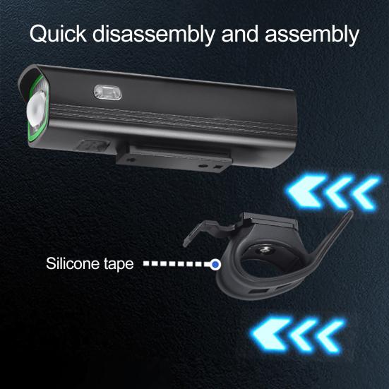 Czujnik Rowerowy Reflektor Tryby Regulowane Lekki Wodoodporny Akumulatorowy Rower Górski MTB Szosowy Jazda Nocna LED Lampa Przednia