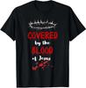 Men's and Women's T-shirts NEW Covered by the Blood of Jesus Christian Halloween Funny Tee T-Shirt S-3XL