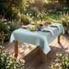 Rectangle Stain-resistant Printed Tablecloth 140x200 Cm ROSALIA, by Soleil d'Ocre