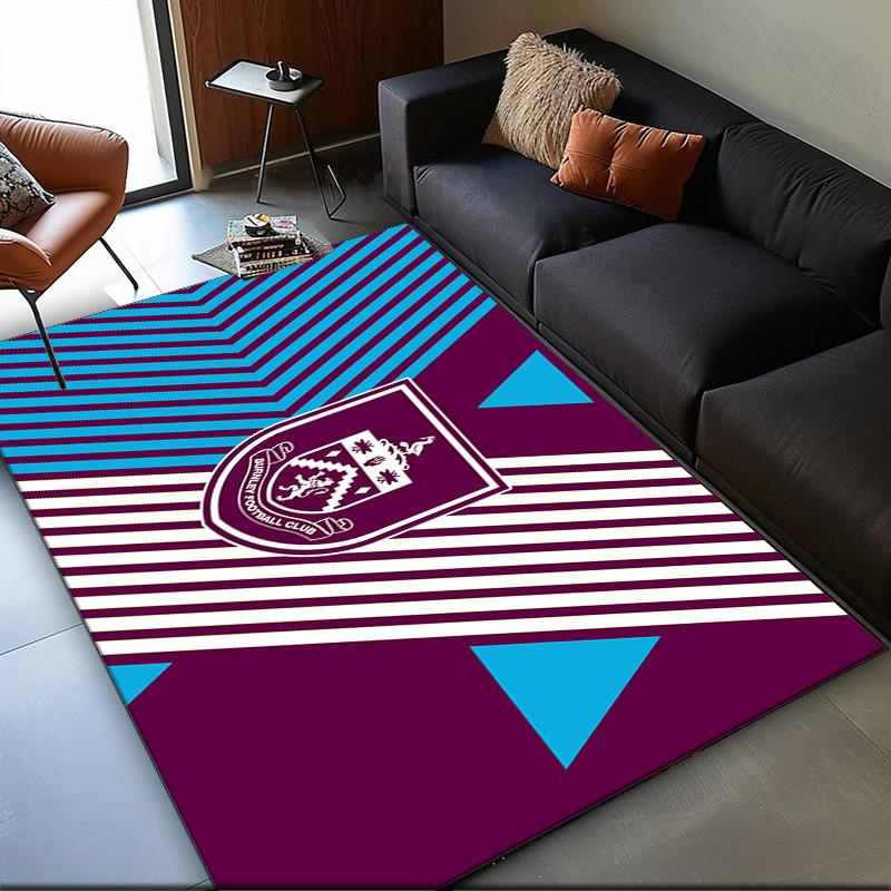1PC rug Burnley Football Club Carpet, Chair Rug,Area Rug for Office Bedroom living rooms bedroom, Doormat decor Christmas fan gifts