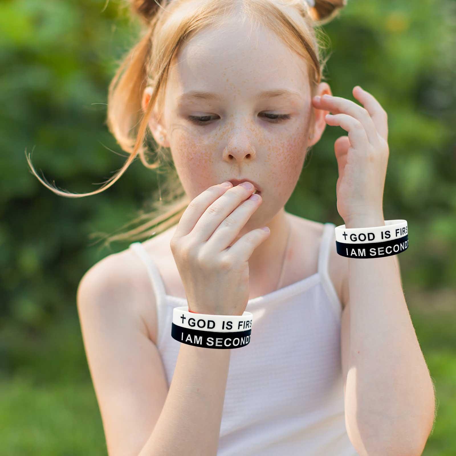 

Silicone Bracelet First Sports Wristband Rubber Bracelet One Size