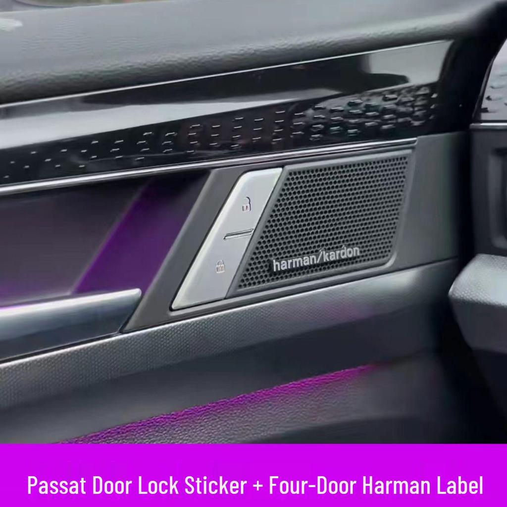 Passat Magotan CC Car Audio Harman Kardon Speaker Button Decorative Stickers