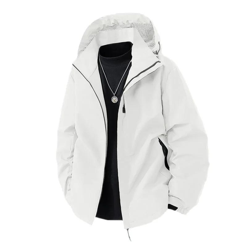 Men's Anti-Fouling, Waterproof, Windproof Parka - Insulated Hooded Jacket for Cold Weather Outdoor Activities