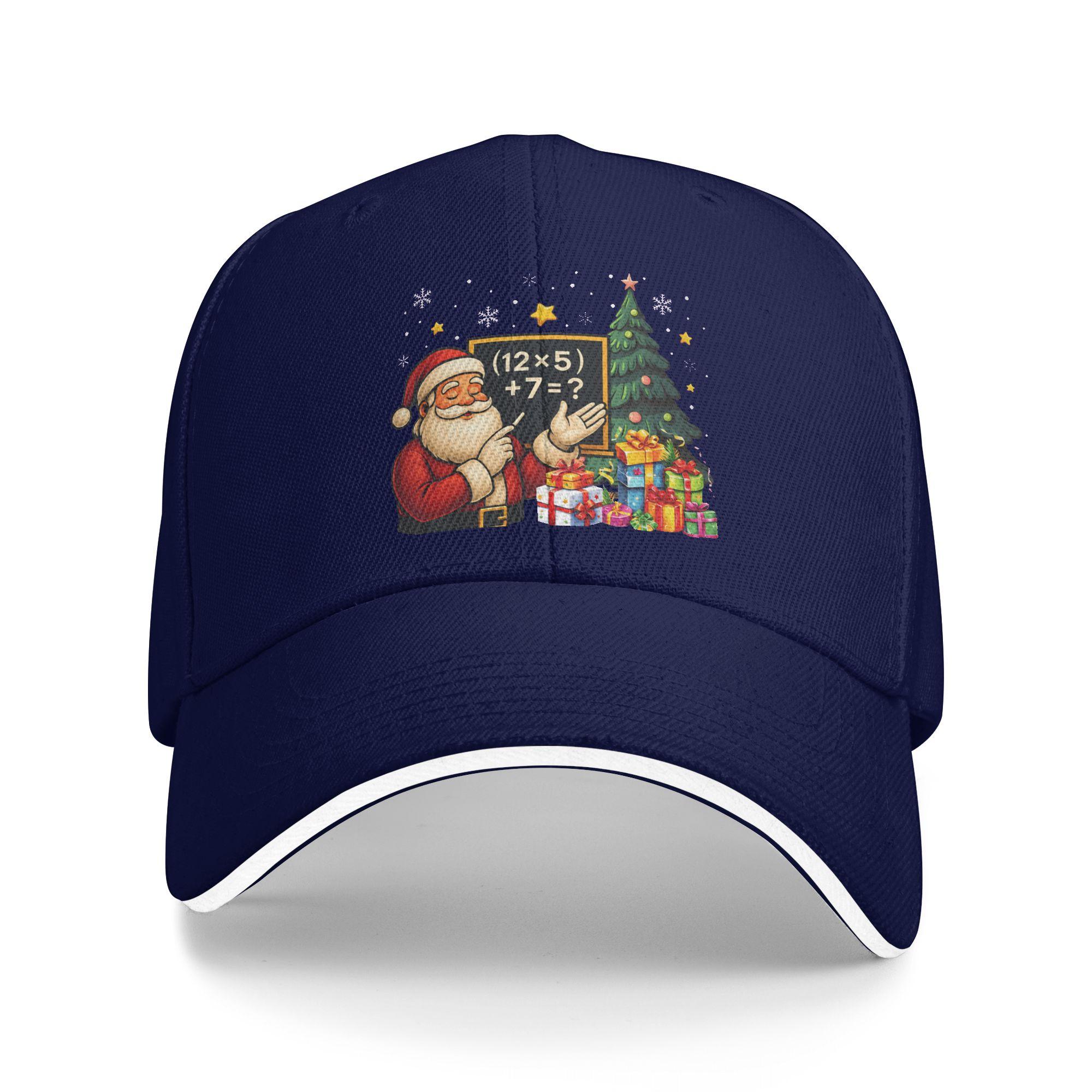 

67 Teacher Santa Christmas Six Seven Meme Brainrot Math Xmas Casual Baseball Cap Fishing Hip Hop Hats Summer Men Snapback Cap As Picture