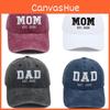Dad Mom Embroidered Baseball Cap With Adjustable Strap For Summer Sun Protection