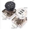 Resetable Security Combination Lock For Marine Vehicle Cabinets Home Drawers Waterproof Metal Construction