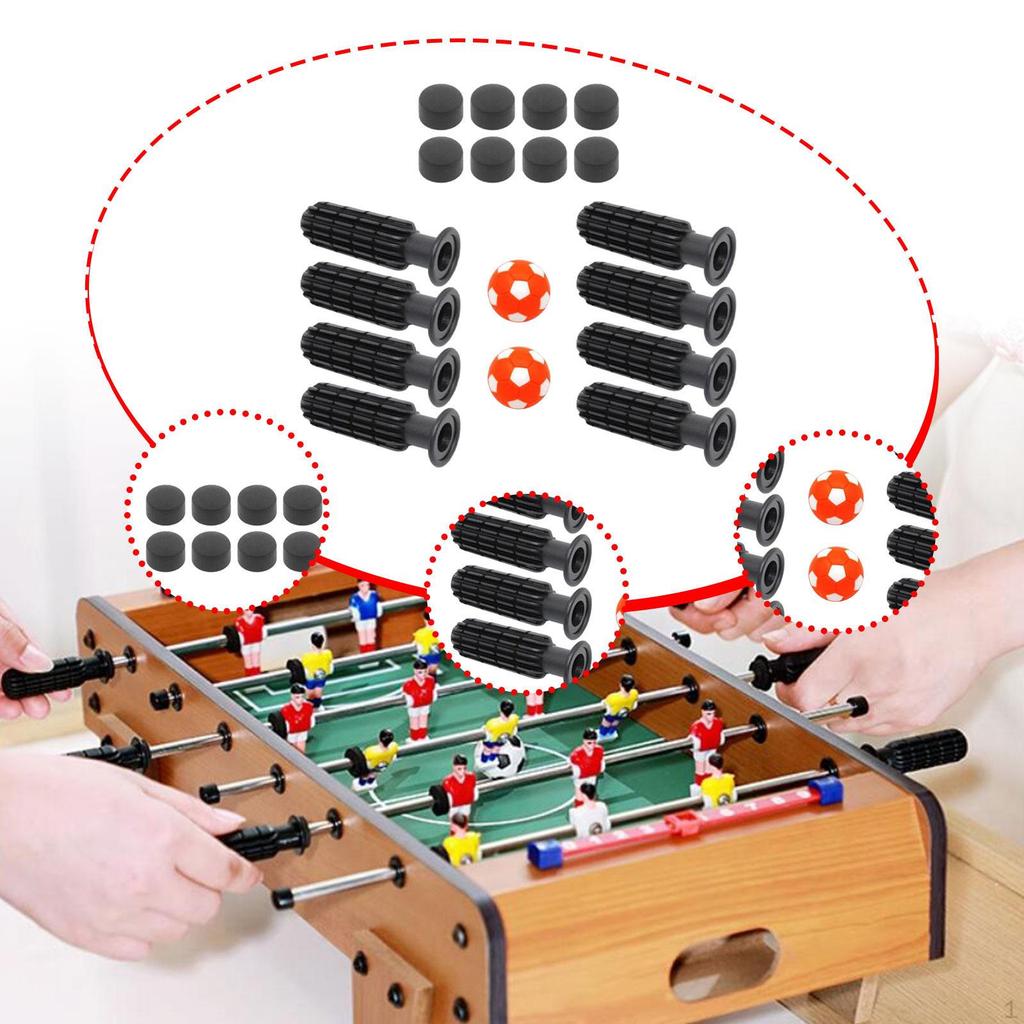 Náhradní rukojeti pro stolní fotbal se dvěma malými míči