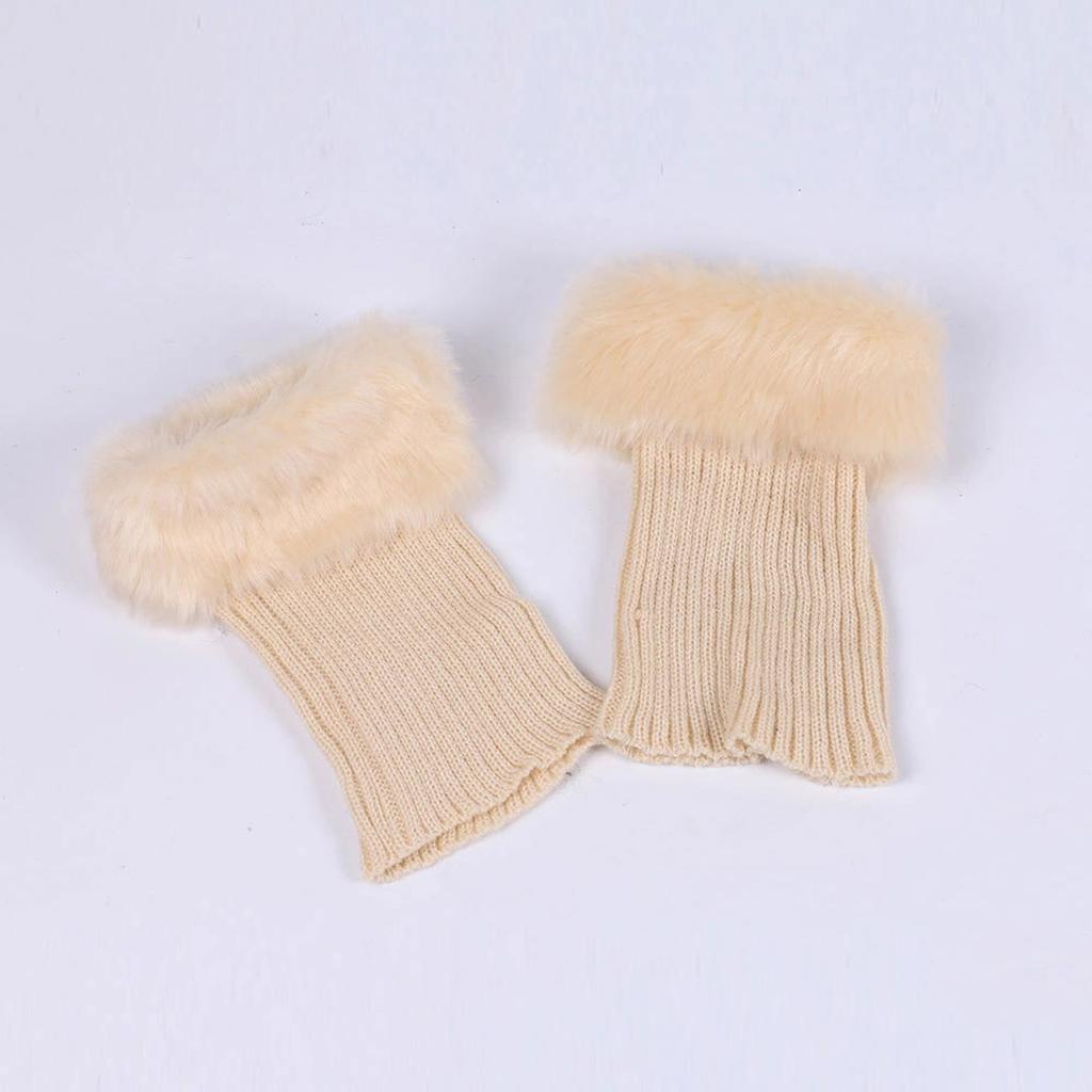 Women's Winter Woolen Sock With A Flip-top Knitted Woolen Sock