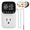 Digital Display Smart Thermostat Fish Tank Touch Screen Regulation Socket Temperature For Pet A C2A2