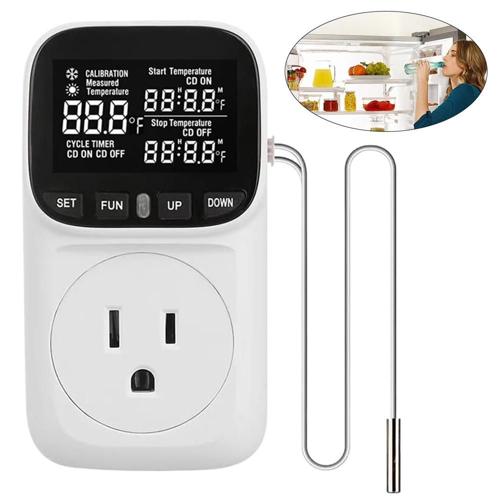 Digital Display Smart Thermostat Fish Tank Touch Screen Regulation Socket Temperature For Pet A C2A2