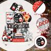 17 Pcs/set, Christmas, Tiered Tray Decorations, Hot Cocoa Bar Supplies, Christmas Signs, Winter Tiered Tray, Decorative Set