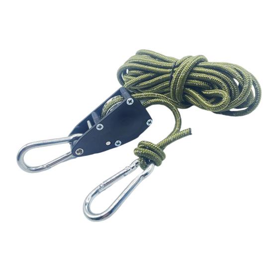 1 Set Makara Halat Gerdirici 4/5M İpli Ağır Hizmet Dış Mekan Sırt Çantası Yürüyüş Tekne Kampı Gerdirme Halatı Ayarlayıcı Sıkıcı