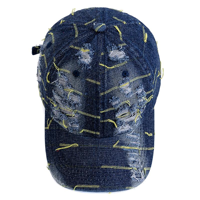 New Style Unisex Cap Denim Line Design Baseball Cap New Style Fashion Streetwear Hat for Casual Wear For Man&Women