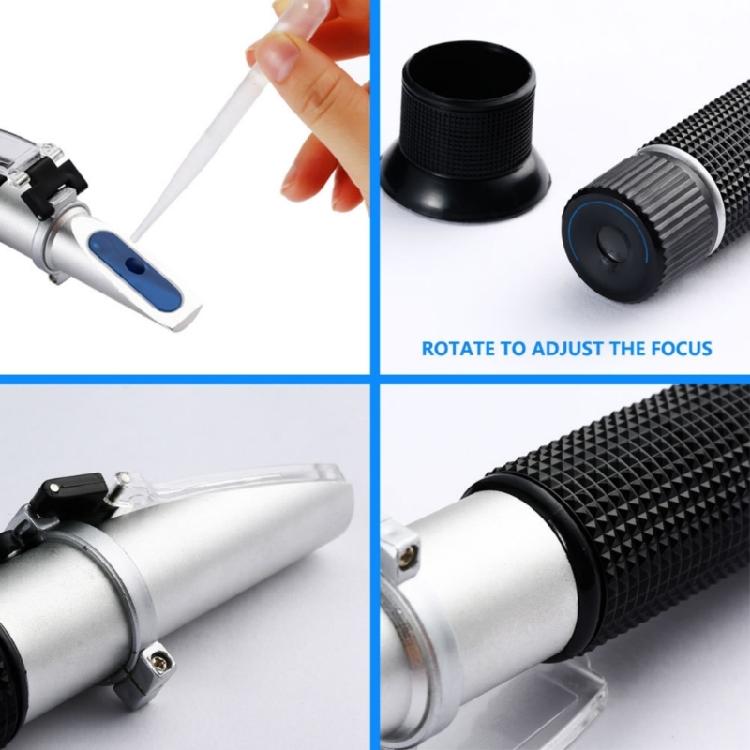 Refractometer Fit for Food Processing And Manufacturing Features Enhancing Optical Clear Temperature Compensated Design