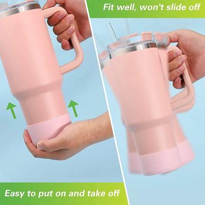 2 ks silikonový kryt protiskluzový spodní obal na botu pro Stanley Tumbler Cup z nerezové oceli termoska ochranný kryt