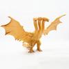 Goldene dreiköpfige Drachenfigur, cooler Kunststoff, realistischer fliegender Drache, Action-Figur, Modell, Ornament, Spielzeug, Desktop-Dekoration, Jungen, Kinder, Erwachsene, Geschenk