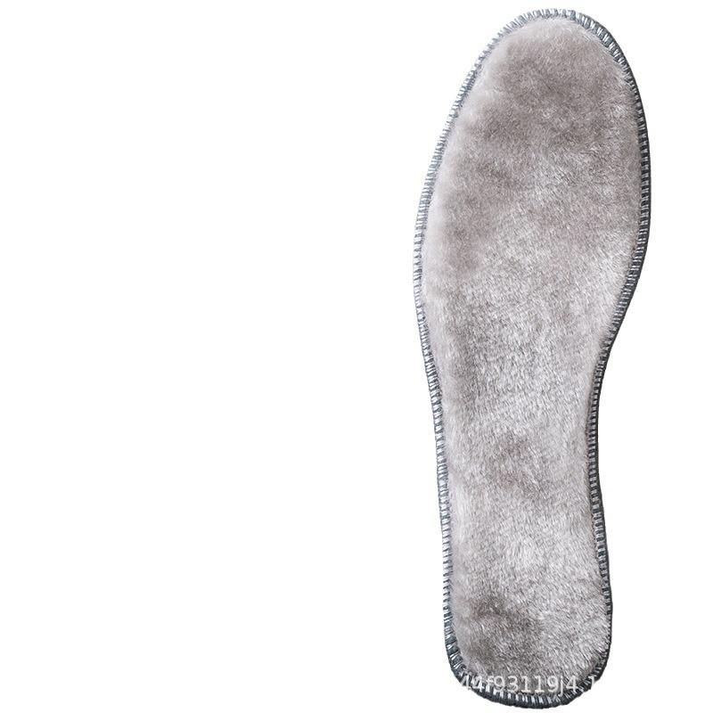 Extra Thick Winter Cotton Insoles: Warm, Odor-Resistant, Sweat-Absorbent Fleece Liners for Men & Women