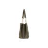 Michael Kors Teagen Logo Chain Large Capacity Solid Color Commuter Leather Shoulder Tote Bag Women Bags Green 35S0GXZS7L-DUFFLE