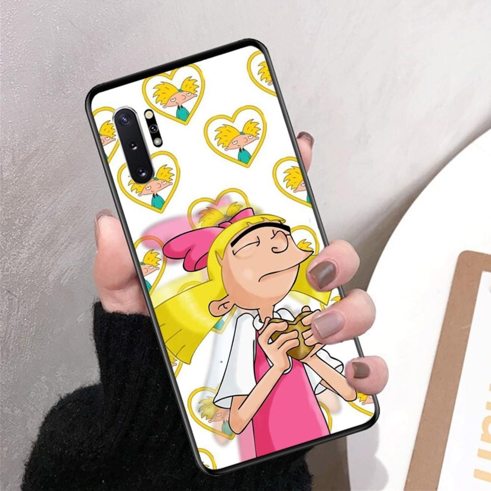 Hey Arnold Helga Bonito Phone Case For Samsung Note 8 9 10 20 Pro Plus Lite M 10 11 20 30 21 31 51 A 21 22 42 02 03