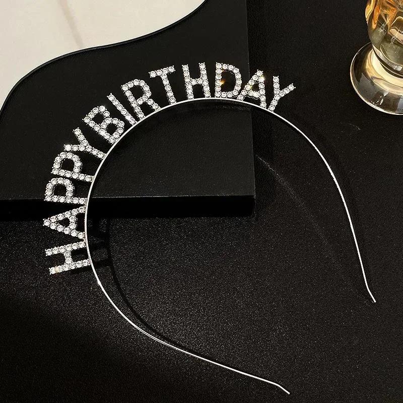 Birthday Fashion Gifts Cake Party Headwear Crowns Headdresses Scene Decor Girl Instagram Photo Props Hair Accessories Decor