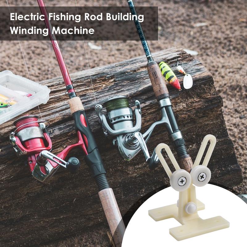 Fishing Rod Epoxy Glue Machine Professional Lure Fishing Rod Winding Machine 0-40 Rpm DIY Fishing Rod Building Kit For Fishing