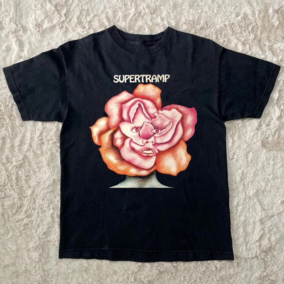 

SUPERTRAMP Одноименный 80-х Короткий рукав Черный Размер S-5XL Футболка OM101 M