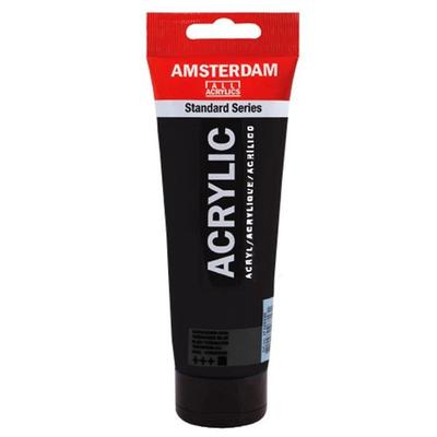 Acrylic Paint In Tube - Oxide Black - 735 - Amsterdam - 250ml