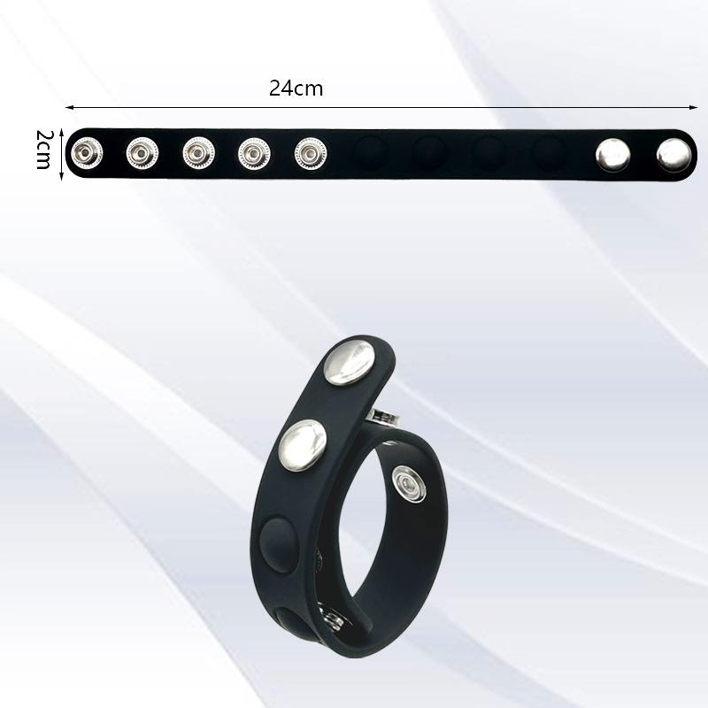 Špičkový erotický kroužek pro cudnost a oddálení ejakulace pro předkožku - Odolný design s očkem