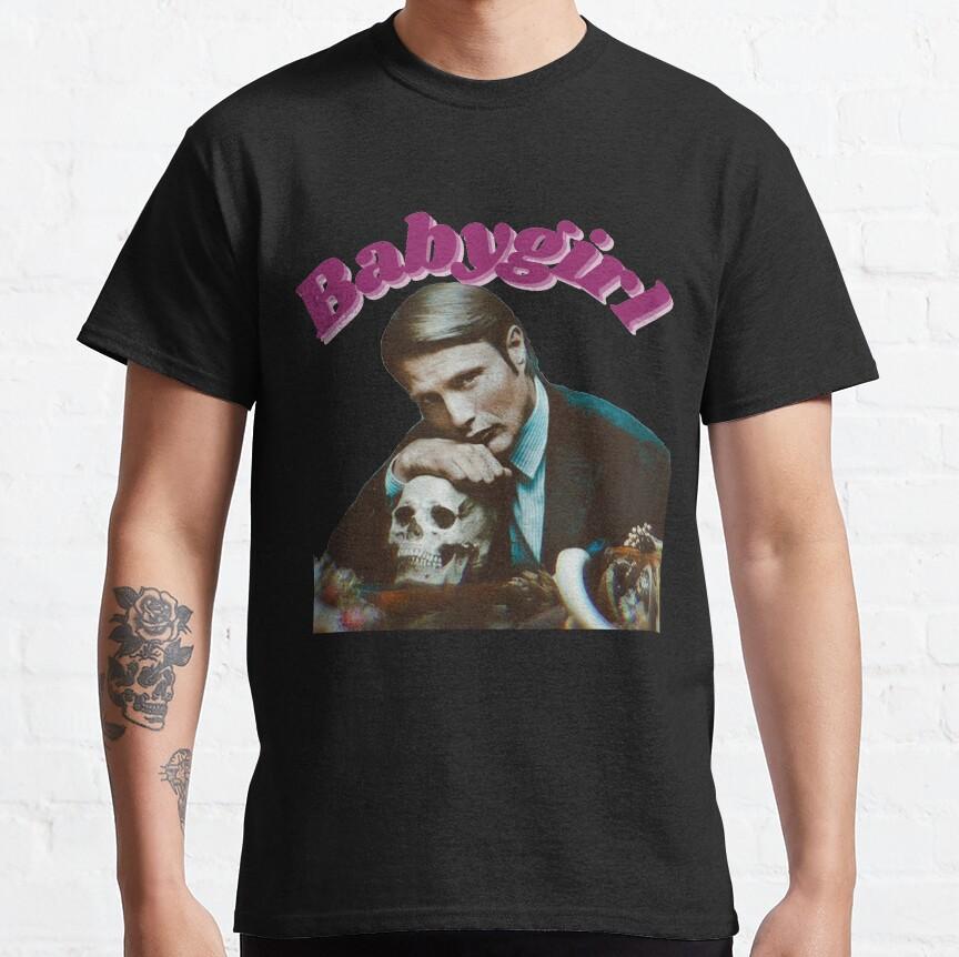 Dr. Lecters Gourmet-Dinner Hannibal Schweigen der Lämmer 100% Baumwolle Rundhals Lecter Mads Horror Hannigram T-Shirt für Männer