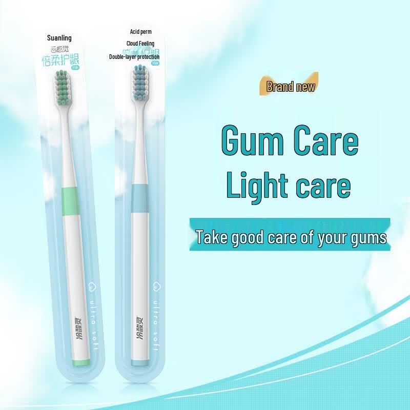 Lengsuanling Cloud Feel Extra Soft Gum Protection Toothbrush 10-Pack