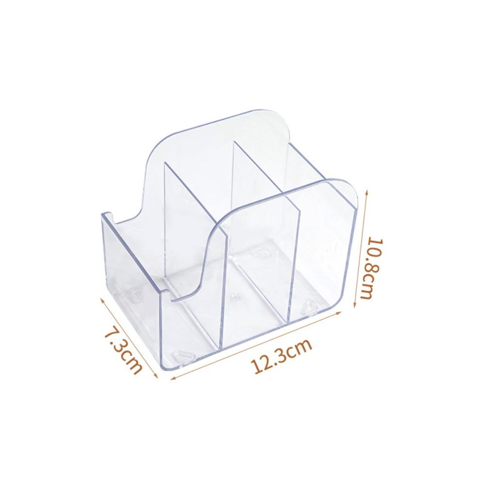 Műanyag tárolódoboz Háromrácsos tolltartó Rajzfilm asztali szervező Iskolai iroda