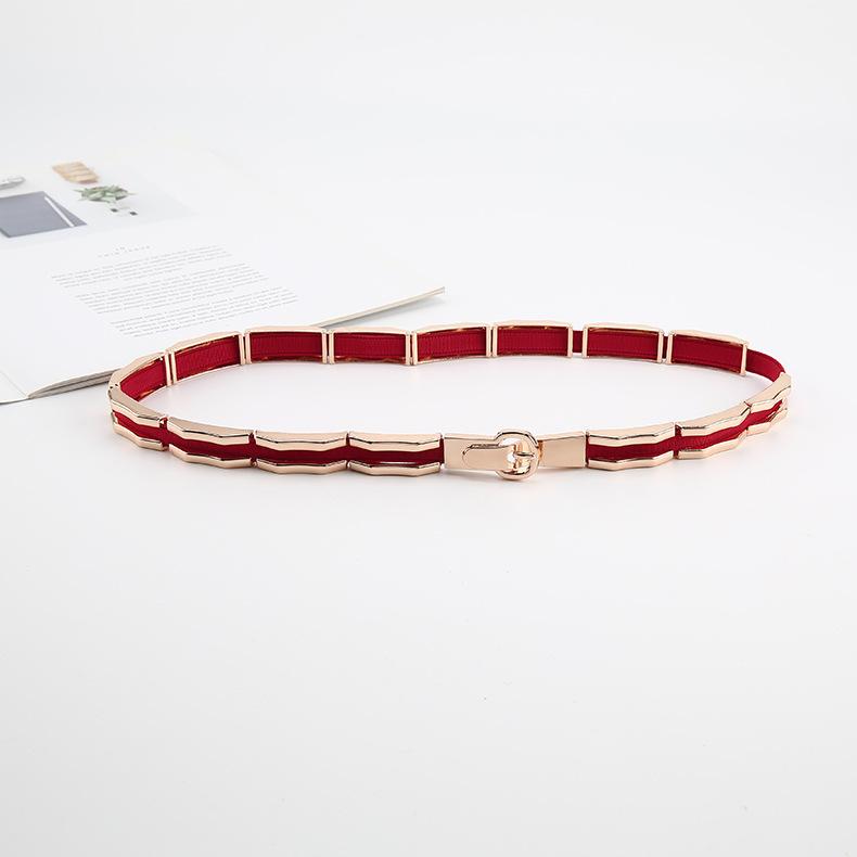 Ceinture Manteau Élastique Accessoires Décoratifs Robe Costume Sceau de Taille Femmes Automne Hiver Tendance Été Noir