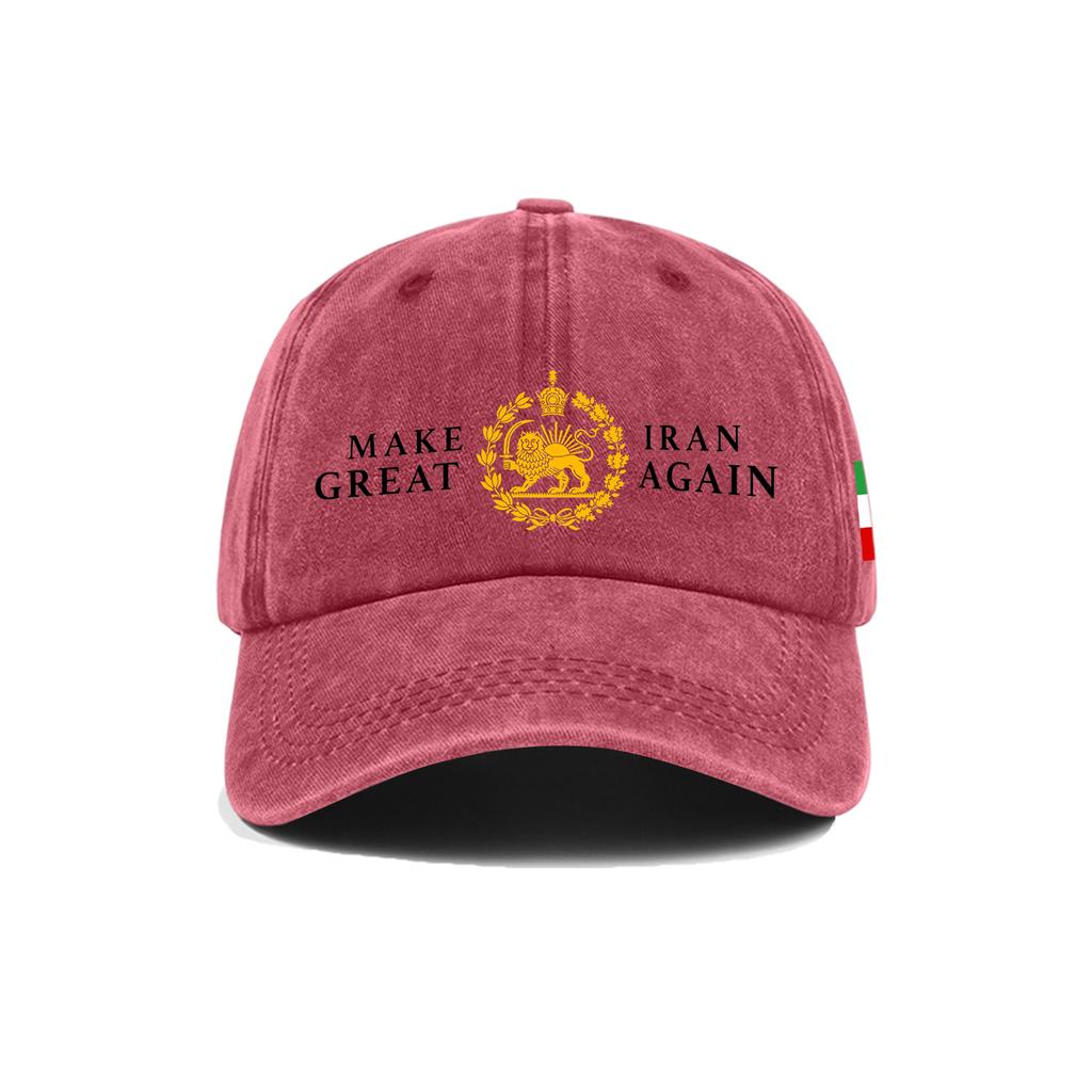 Gewaschene Baumwoll-Baseballkappe mit aufgedrucktem, verwaschenem, weichem Denim-Hut, Vintage-Hut