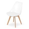 MARK chair - transparent / natural legs x 1