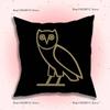 Drake O-OvO OWL Pillow Covers Cartoon Sofa Decorative Home Double-sided Printing Short Plush Cute Cushion Cover