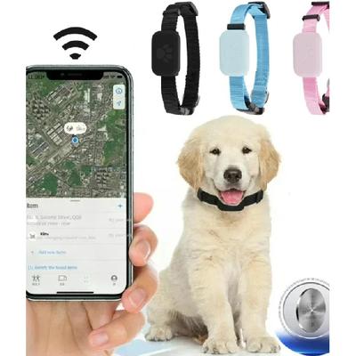 Pet Bluetooth GPS Tracker Dog Mini Tracking Movement Alert Collars Anti Lost Tracker for Cats and Puppies Remote Global Locator