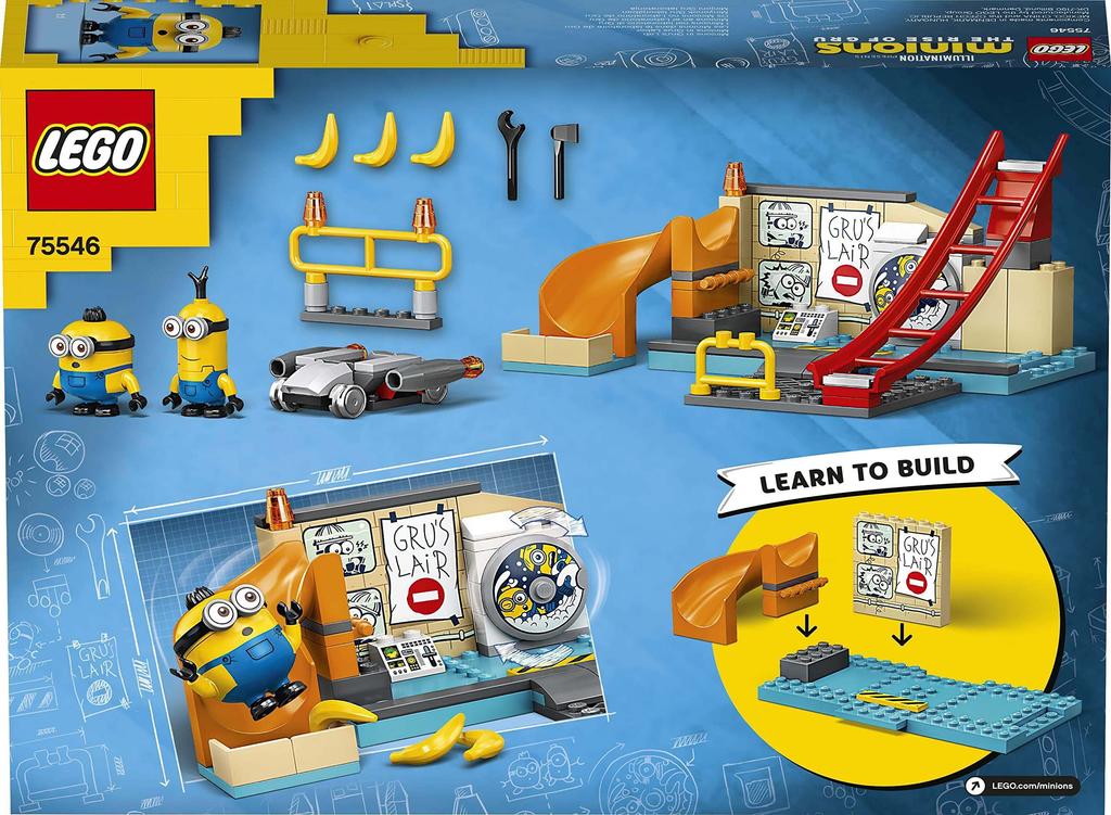 LEGO Minions Minions Working In Gru's Lab 75546 Toy Blocks Gift for Boys and Girls Ages 4 and Up