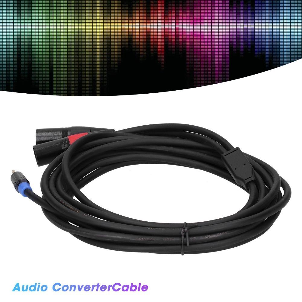 3pin XLR Male 3.5mm Male To Dual 2 XLR Male Plug Male To Dual XLR Connector  Audio Equipment