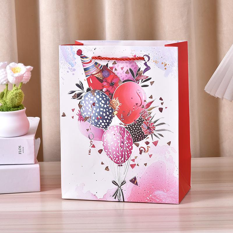 12pcs Party Favor Gift Bags Paper Tote Bags Birthday Gift Packaging Shopping Bags for Small Gifts