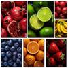 Pittura Diamante Frutta Fragola Limone Immagine Mosaico Diamante Pieno Kit Punto Croce Arte Fai da Te Cucina Ristorante Decorazione Casa
