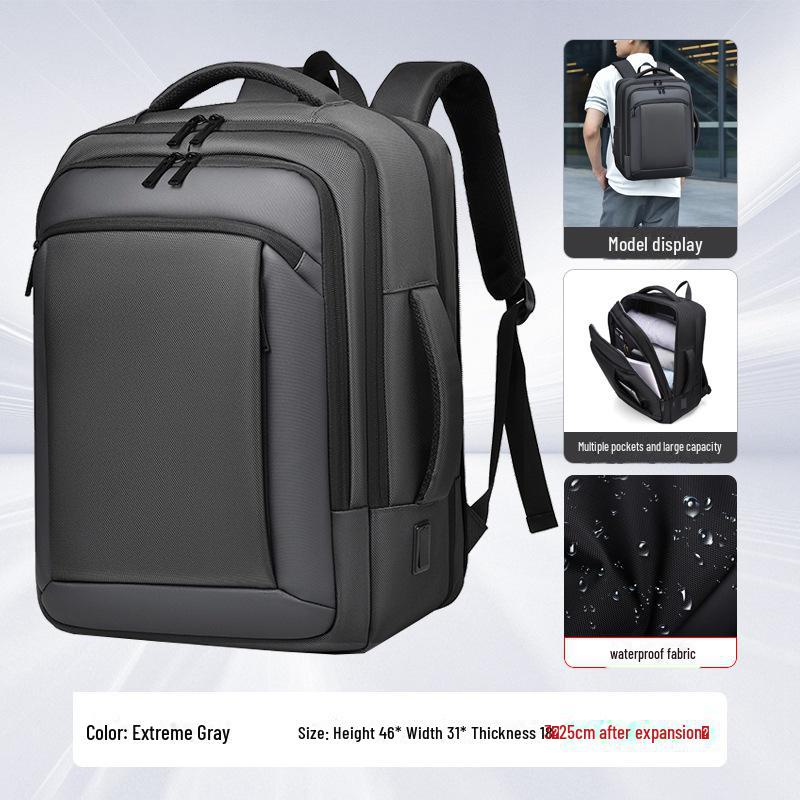 Men's & Women's High-End Fashion Backpack - Ballistic Nylon, Waterproof, Lightweight, Commuter & School Bag