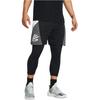 Under Armour Curry Splash Shorts Letter Pattern Print Drawstring Mid Rise Fitted Casual Shorts Men shorts Black 1380327-002