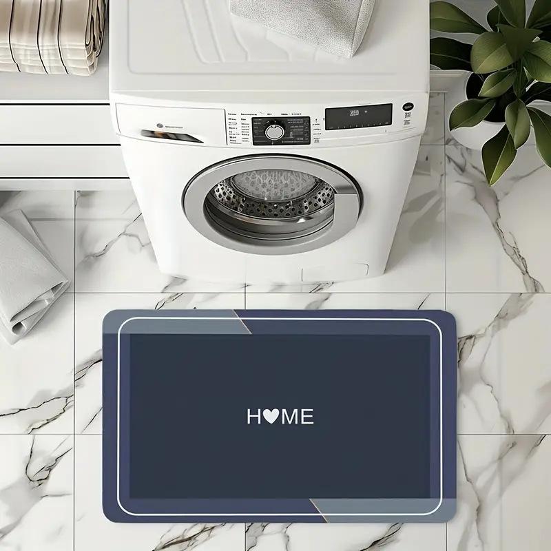 

Простой коврик для грязи Diatom Mud для двери, грязная дверь, впитывающий нескользящий коврик для ванной комнаты, коврик для ног на кухню 60 * 90cm