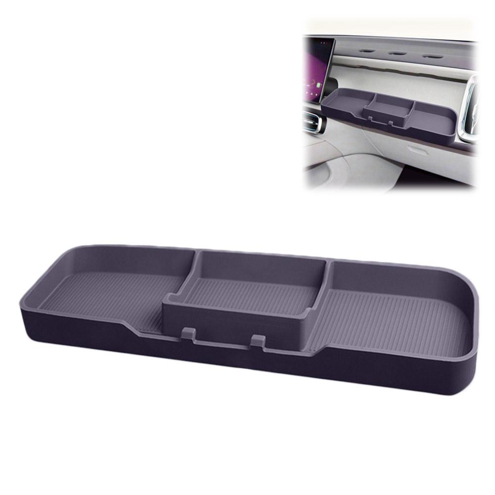 Boîte de rangement pour passager en silicone pour Leapmotor B10/B01/Lafa5 Accessoires d'organisateur à panneaux perforés modulaires