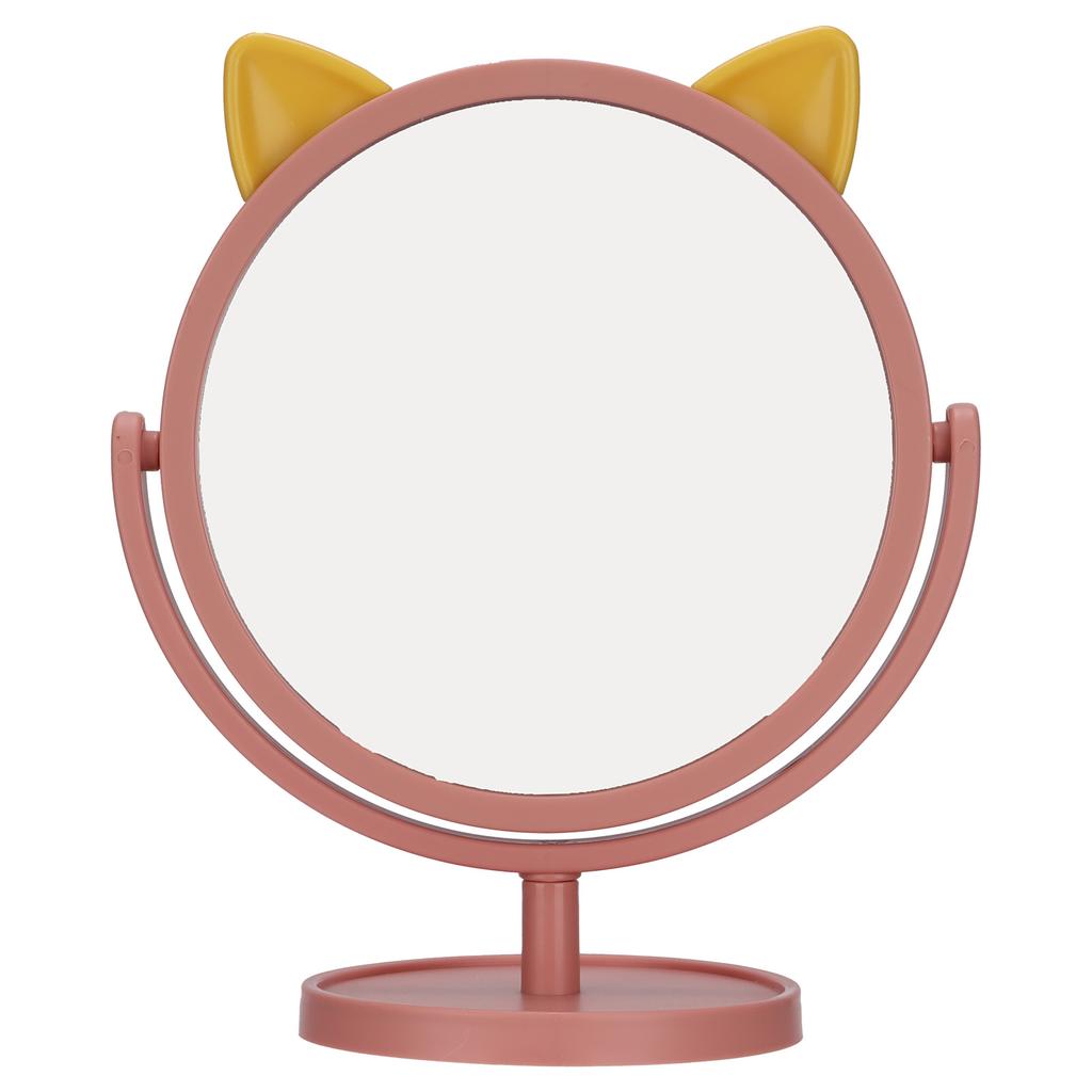 Schminkspiegel Verstellbar Klar Exquisit Flexibel Praktisch Niedlich Kleiner Spiegel für Zuhause Wohnheim Rosa