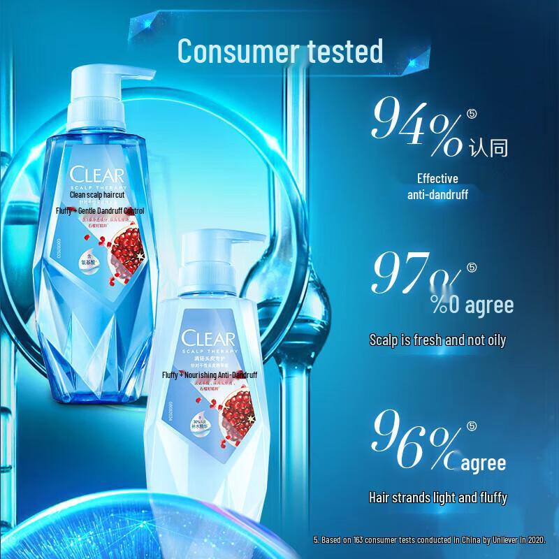 Clear Plant Sense Nourishing Volumizing Anti-Dandruff Shampoo