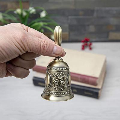Handglocke Metall Ton Ring Alarm Hand Halten Service Anruf Glocke Desktop Glocke Tee Abendessen Glocke Spiel Glocke Weihnachten Glocke