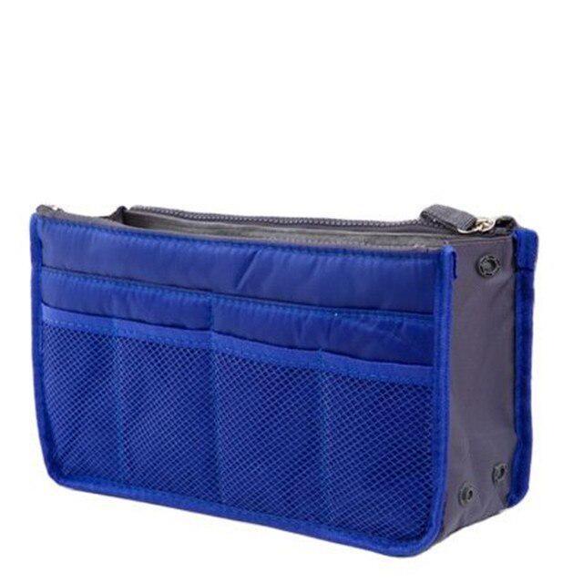 Organizer Insert Bag Women Dacron Travel Insert Handbag Purse Large Liner Lady Makeup Cosmetic Bag