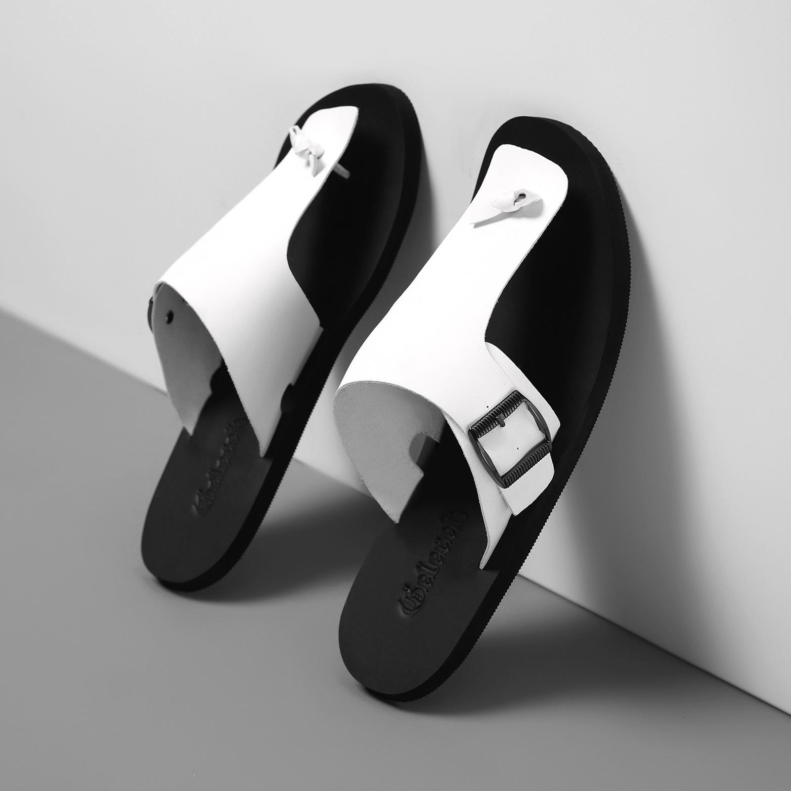 

2025 New Fashion Belt Buckle Versatile Beach Sandals and Slippers 41